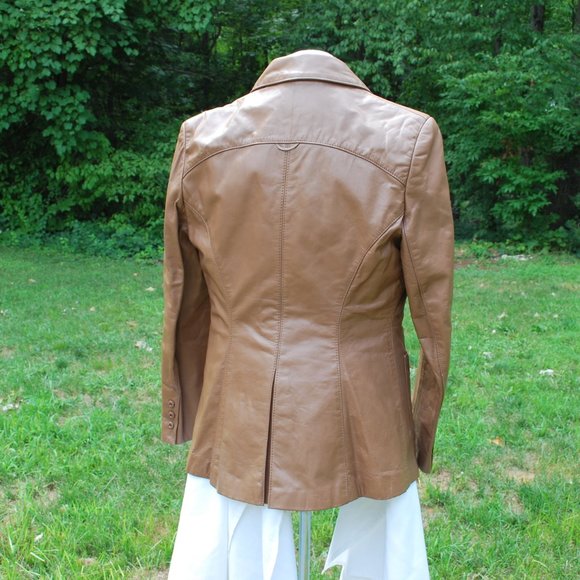 Vintage Etienne Aigner Equestrian Leather Jacket - Picture 9 of 14